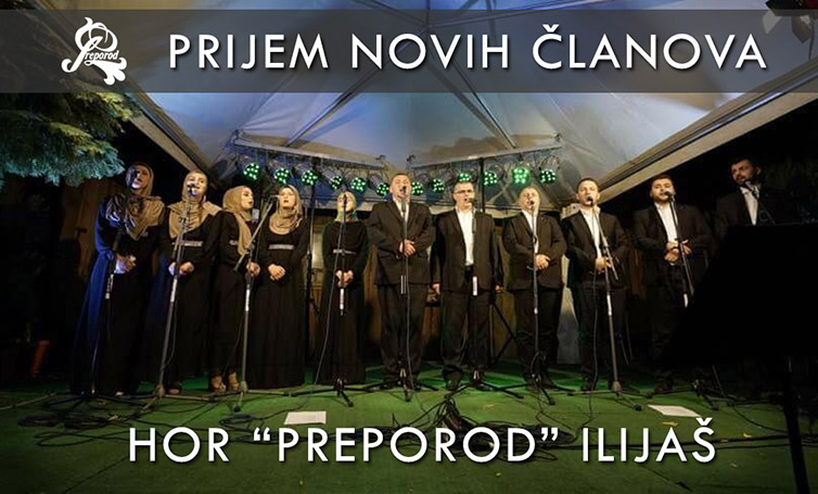 Hor duhovne muzike „Preporod“ Ilijaš vrši prijem novih članova