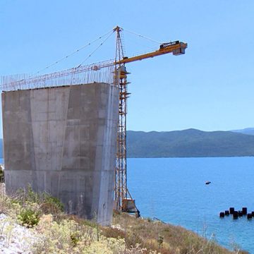 Zaustavljena izgradnja Pelješkog mosta