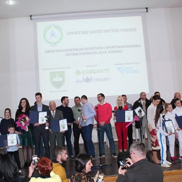 Izbor najuspješnijih sportista i sportskih radnika Grada Visoko za 2019. godinu, u ponedjeljak 24. februara