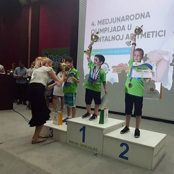 Visočki „Malci genijalci“ u grad piramida donijeli 3 medalje sa Međunarodne olimpijade u mentalnoj aritmetici