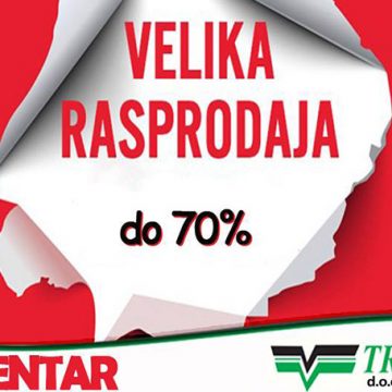 VELIKA RASPRODAJA U BAUCENTRU TRGOŠPED!