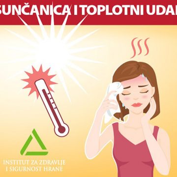 INZ: Sunčanica i toplotni udar