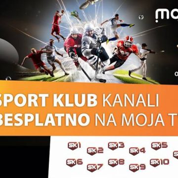 Sport Klub kanali od 1. septembra besplatno na Moja TV