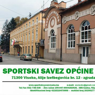 SPORTSKI SAVEZ VISOKO: Obavještenje o promjeni termina održavanja redovne izvještajne Skupštine