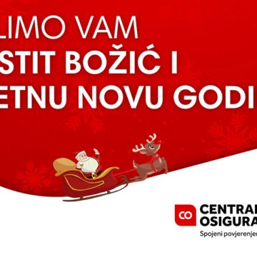 CENTRAL OSIGURANJE: Božićna i novogodišnja čestitka