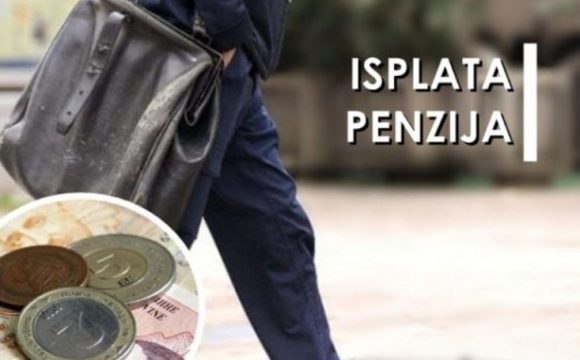 Isplata penzija za oktobar u utorak, 5. novembra