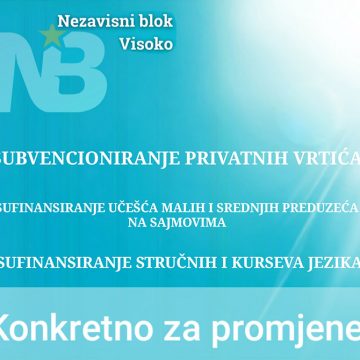 Nezavisni blok Visoko – Konkretno za bolji i kvalitetniji život svih nas