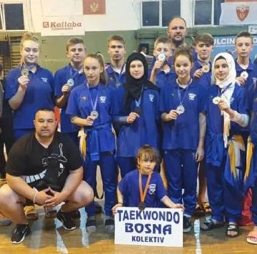 TKD Kolektiv Bosna među najboljim u Ulcinju: Osvojeno devet medalja