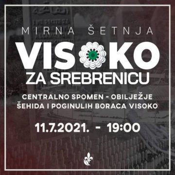 AM SDA: “Visoko za Srebrenicu”