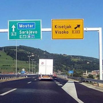 Izmjena režima saobraćaja na autocesti A1 zbog radova na sanaciji silaznog kraka na petlji Visoko