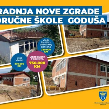 PROJEKAT Vlade ZDK i Grada Visoko: Izgradnja nove zgrade PS Goduša u završnoj fazi