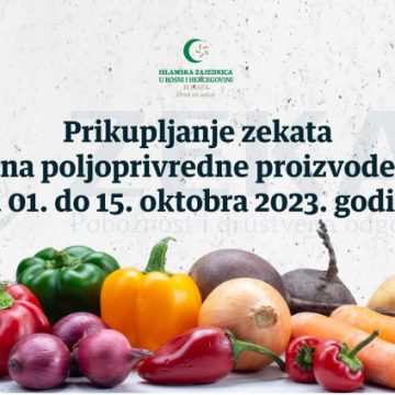 AKCIJA prikupljanje zekata na poljoprivredne proizvode počinje 1. oktobra