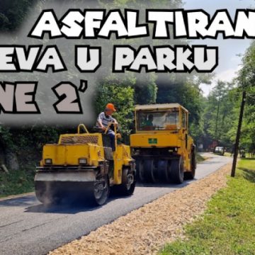 ASFALTIRANJE puteva u parku ‘Ravne 2’