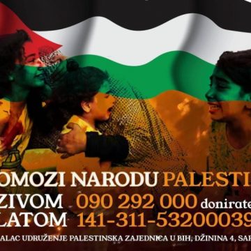 PALESTINSKA ZAJEDNICA U BiH: Humanitarni broj za pomoć Gazi pozvan 24.522 puta