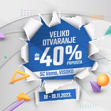 VELIKO OTVARANJE SPORT REALITY RADNJE U VISOKOM