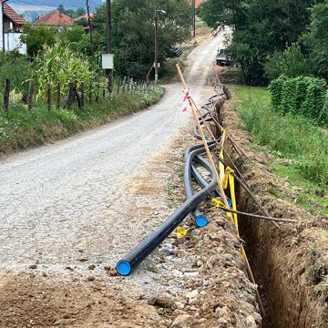 SANACIJA PUTA I IZGRADNJA DIJELA GASOVODNE I VODOVODNE MREŽE