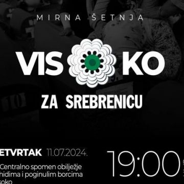 Mirna šetnja “Visoko za Srebrenicu”