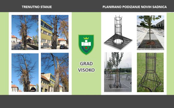 OBAVJEŠTENJE IZ GRADSKE UPRAVE GRADA VISOKO O UKLANJANJU OBOLJELIH I ZASTARJELIH DRVOREDA