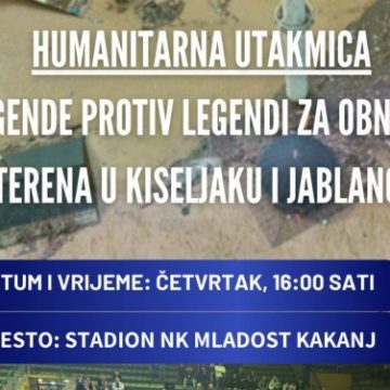 “LEGENDE PROTIV LEGENDI” ZA OBNOVU STADIONA U KISELJAKU I JABLANICI