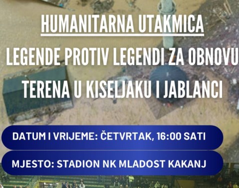 “LEGENDE PROTIV LEGENDI” ZA OBNOVU STADIONA U KISELJAKU I JABLANICI