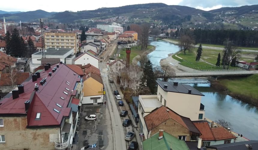 (VIDEO) Sve spremno za početak rekonstrukcije Čaršijske ulice u Visokom