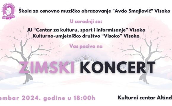 “Zimski koncert” u subotu u Visokom